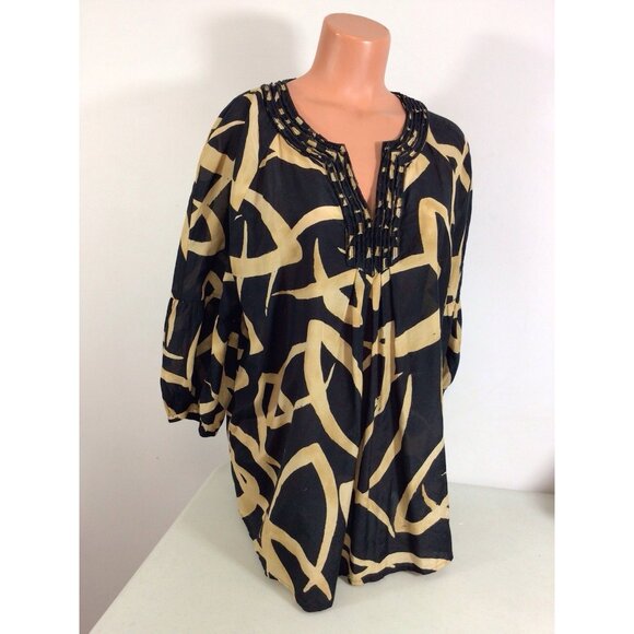 Anne Klein Silk Blouse Top Womens XL - Picture 1 of 7